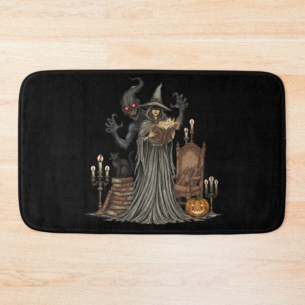 Item preview, Witch Summoning Dark Spirit with Pumpkin designed and sold by ViviArtix.