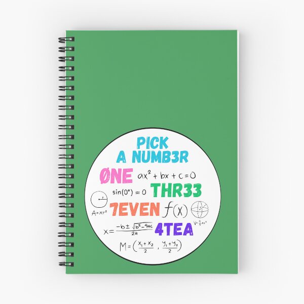 Item preview, Pick a Numb3r – Funny Math Nerd Pun • Broma Matemática Divertida • Lustiger Mathe-Wortwitz designed and sold by LenaBlueDesigns.