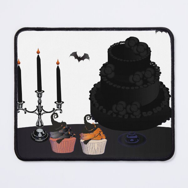 Item preview, Table with Halloween pastries - layer cake designed and sold by AdelineBoutique.