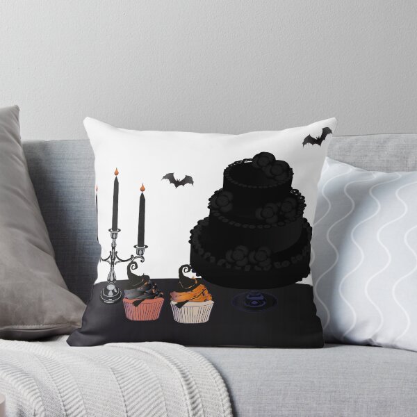 Item preview, Table with Halloween pastries - layer cake designed and sold by AdelineBoutique.