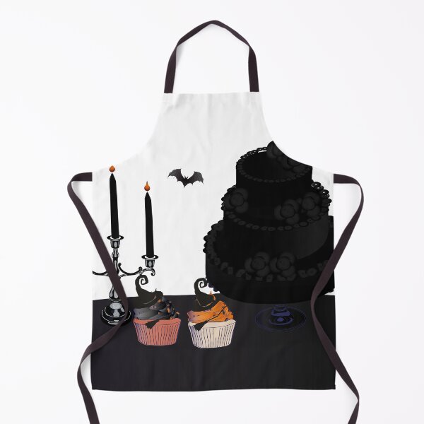 Item preview, Table with Halloween pastries - layer cake designed and sold by AdelineBoutique.