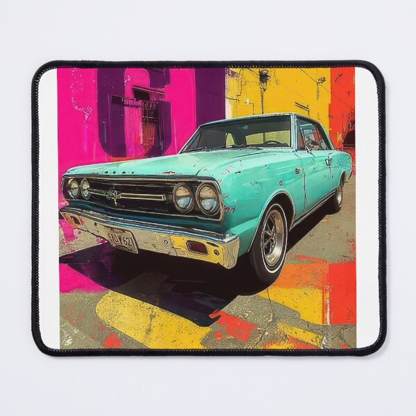 Item preview, Colorful 1967 AMC Rebel SST 343 American Performance Vehicle Street Art Urban designed and sold by Retrohollie.
