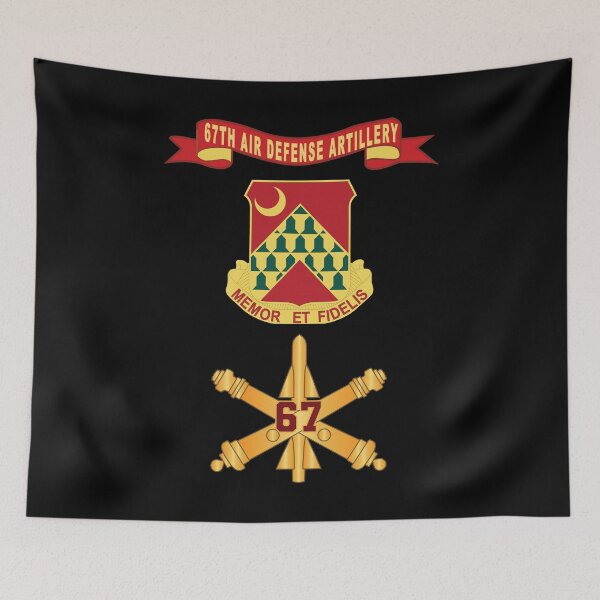 Item preview, Army - 67th Air Defense Artillery w Number Br - DUI - Ribbon X 300 designed and sold by Military Insignia Products.