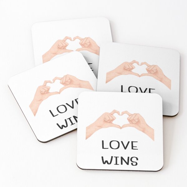 Item preview, Love Wins - Heart Hands Art designed and sold by NatFil.