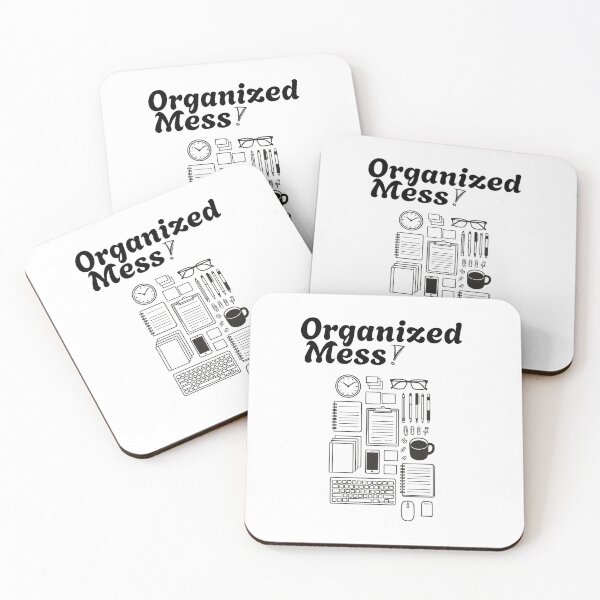 Item preview, Organized Mess | White designed and sold by maineczardsyns.