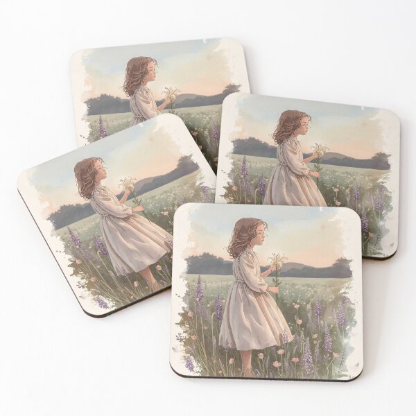 Item preview, Lily in Hand – Cottagecore Evening Walk designed and sold by Deezyned.