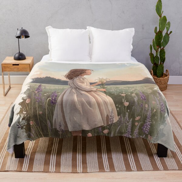 Item preview, Lily in Hand – Cottagecore Evening Walk designed and sold by Deezyned.