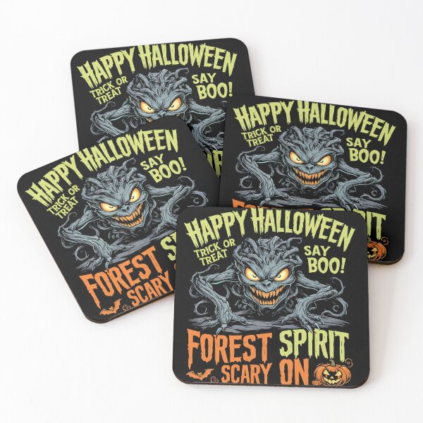 Item preview, Forest Spirit Scary On – Creepy Halloween Monster T-Shirt designed and sold by AgnieszkaTees.