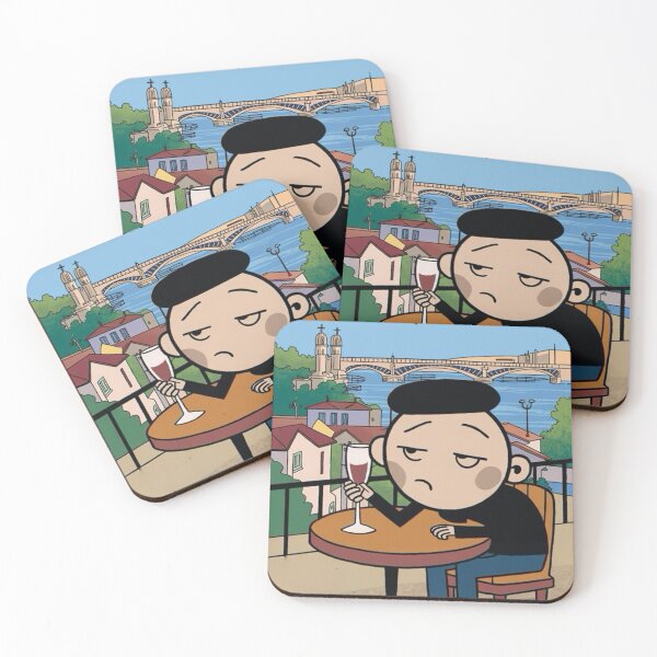 Item preview,  Avignon,  France Travel Poster | Quirky French Character  designed and sold by LeQuirks.