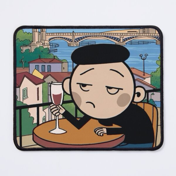 Item preview, Avignon, France Travel Poster | Quirky French Character designed and sold by LeQuirks.