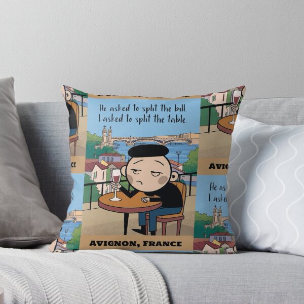 Item preview,  Avignon,  France Travel Poster | Quirky French Character  designed and sold by LeQuirks.
