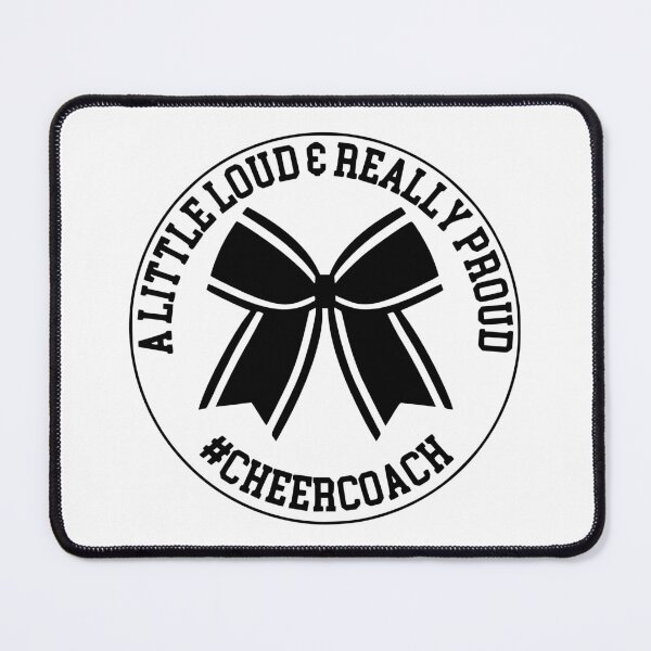 Item preview, A Little Loud & Really Proud #Cheercoach designed and sold by FloraliteCo.