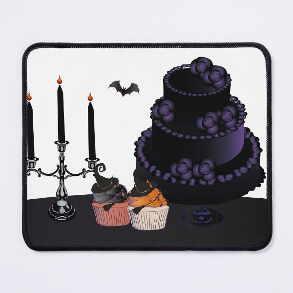 Item preview, Table with Halloween pastries - layer cake - purple designed and sold by AdelineBoutique.