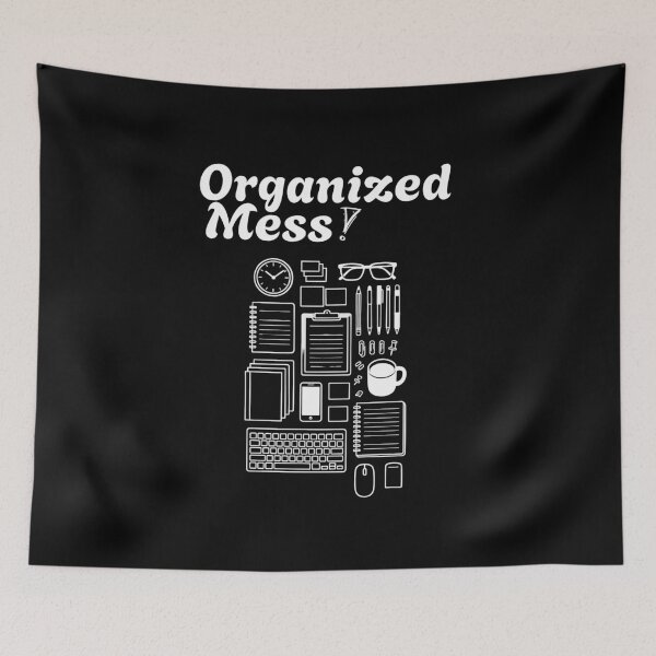 Item preview, Organized Mess | Black designed and sold by maineczardsyns.