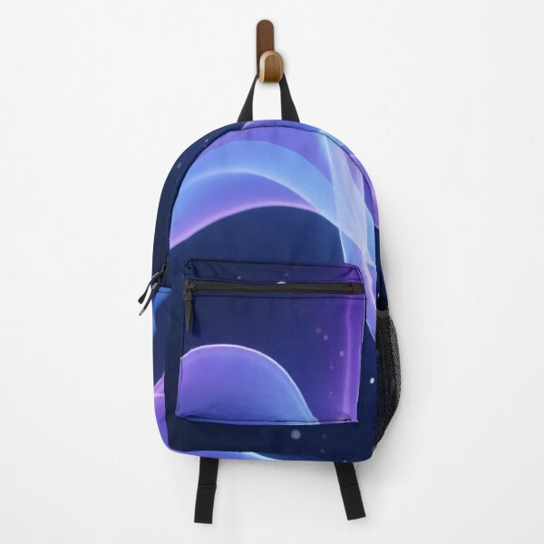 Item preview, Starry night sky with glowing purple and blue light waves flowing gracefully in dreamy abstract design designed and sold by Mimoshi ⭐⭐⭐⭐⭐.