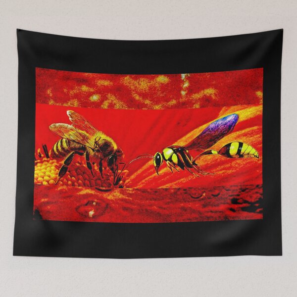 Item preview, The Great Fight Bee against the wasp designed and sold by Helios Be. Lavsh.