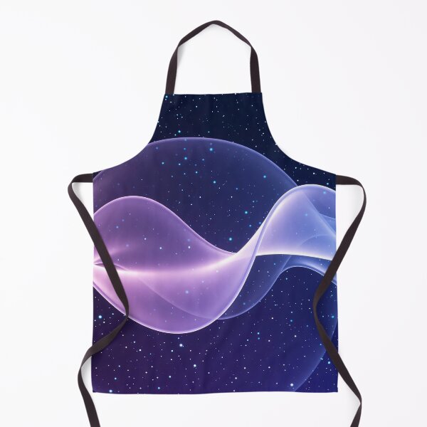 Item preview, Starry cosmic sky with glowing pink and blue infinity waves forming smooth elegant abstract light pattern designed and sold by Mimoshi ⭐⭐⭐⭐⭐.