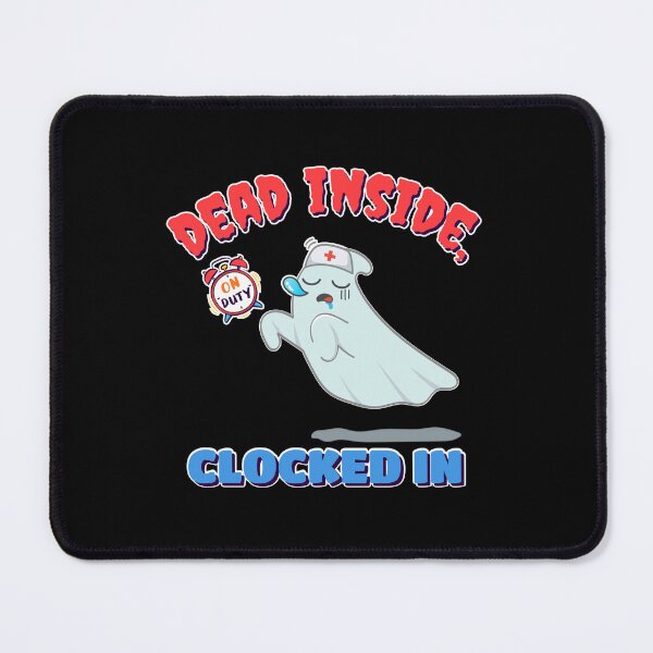 Item preview, Dead Inside Clocked In Halloween Nurse Shirt designed and sold by heyyoyeah63.