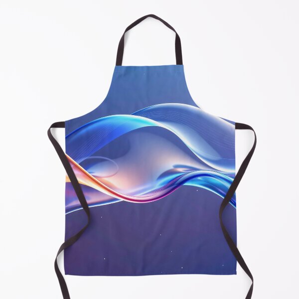 Item preview, Colorful glowing light waves with smooth gradient flowing across dreamy sky in abstract futuristic design designed and sold by Mimoshi ⭐⭐⭐⭐⭐.