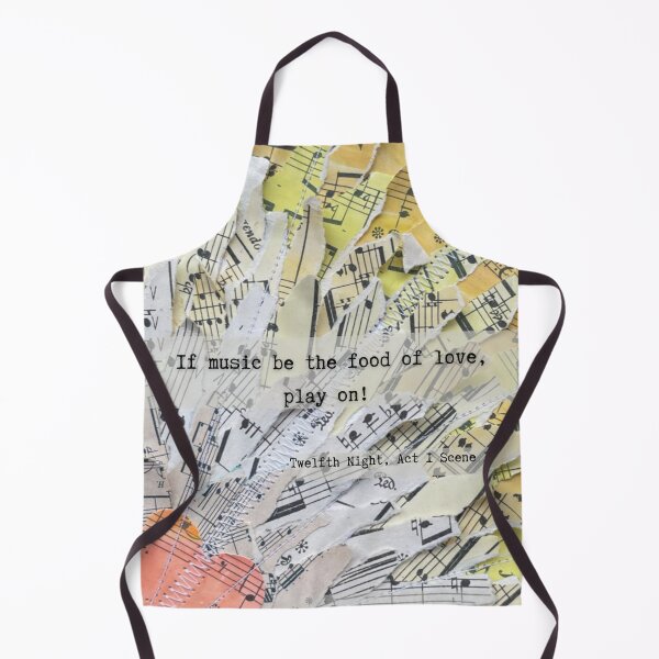 Item preview, If music be the food of Love Shakespeare quote designed and sold by Awmina.
