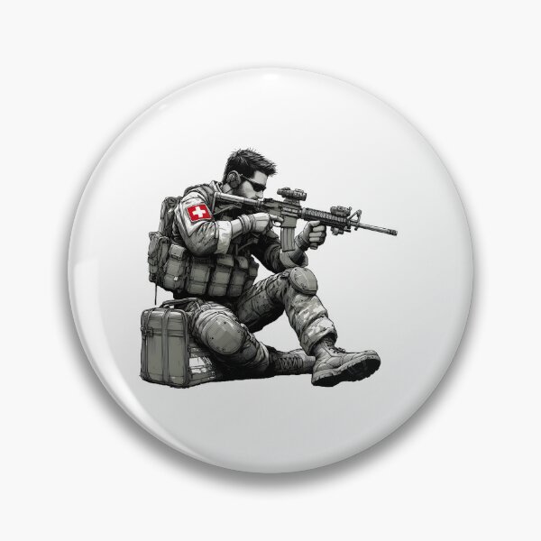 Item preview, Vigilant Swiss Soldier Medic Art designed and sold by Apex Designs.