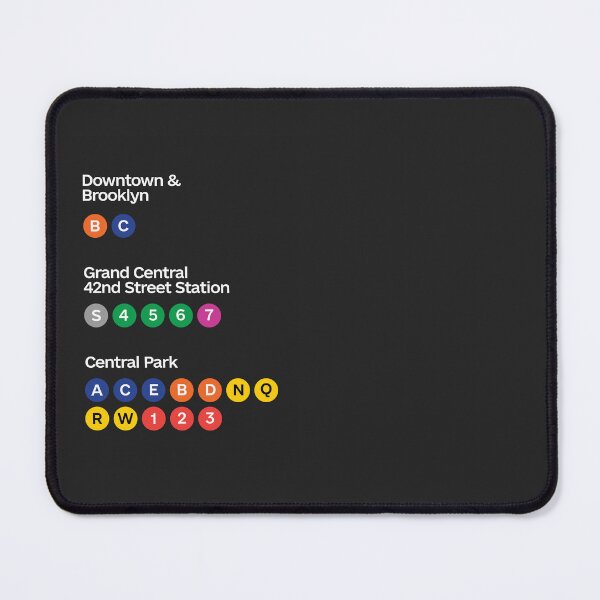 Item preview, NYC Subway Typography – Dark Minimalist  designed and sold by DoodlifyDesign.