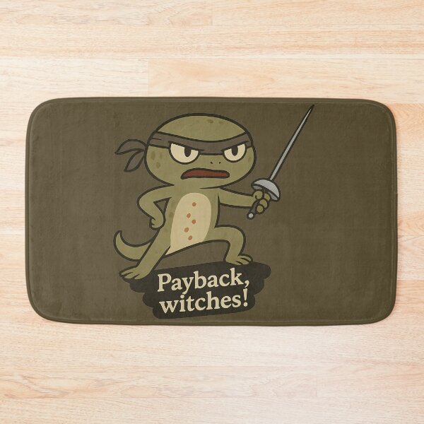 Item preview, Fencing Newt Lizard Ready for Payback Against Witches designed and sold by JustB Stylin'.