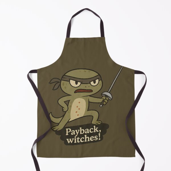 Item preview, Fencing Newt Lizard Ready for Payback Against Witches designed and sold by JustB Stylin'.