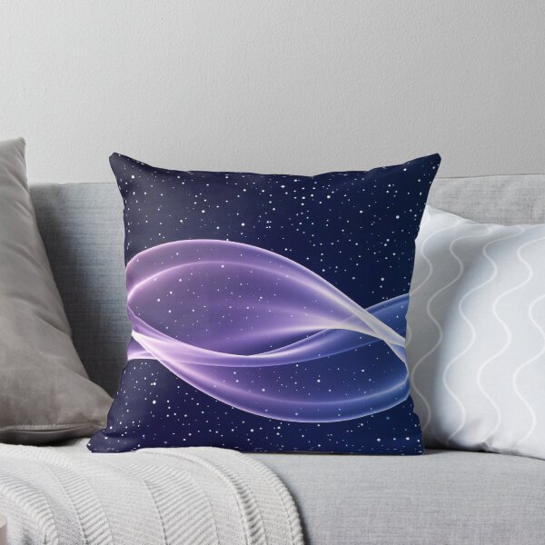 Item preview, Cosmic starry night sky with glowing pink and blue wave light trails abstract background designed and sold by Mimoshi ⭐⭐⭐⭐⭐.