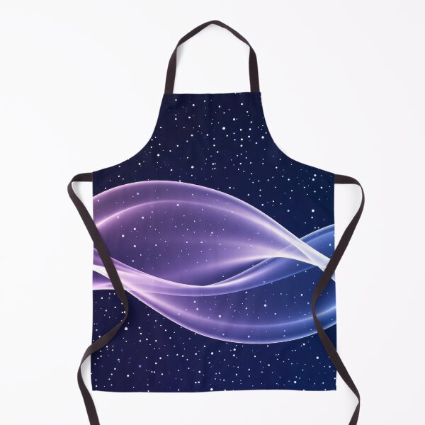 Item preview, Cosmic starry night sky with glowing pink and blue wave light trails abstract background designed and sold by Mimoshi ⭐⭐⭐⭐⭐.