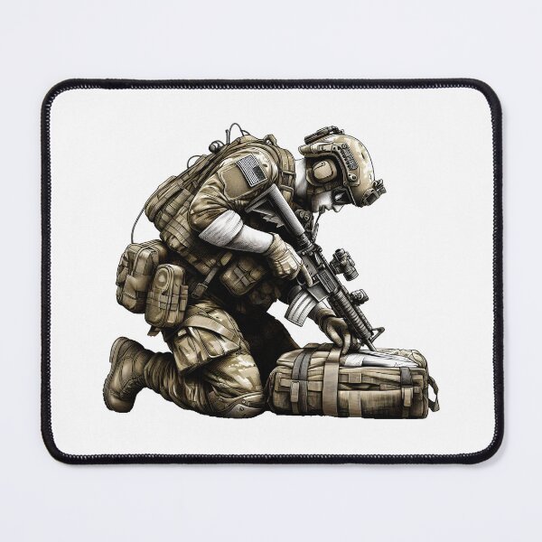 Item preview, Tactical Soldier Mission Planning Art designed and sold by Apex Designs.