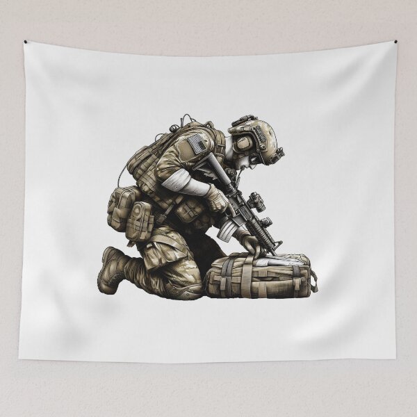 Item preview, Tactical Soldier Mission Planning Art designed and sold by Apex Designs.