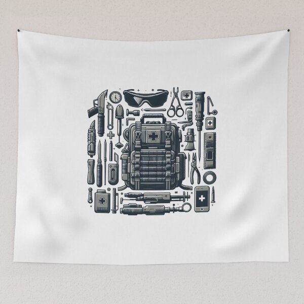 Item preview, Tactical Medic Gear Loadout Art designed and sold by Apex Designs.