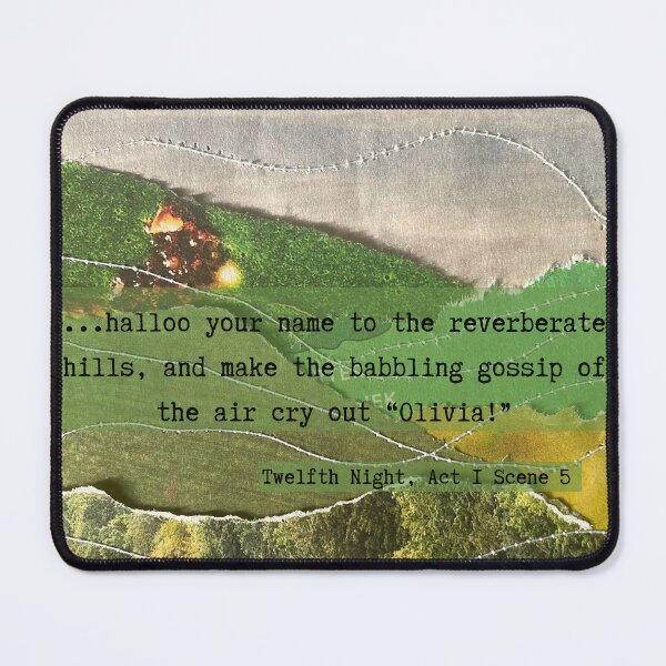 Item preview, Shakespeare Twelfth Night Olivia Quote designed and sold by Awmina.