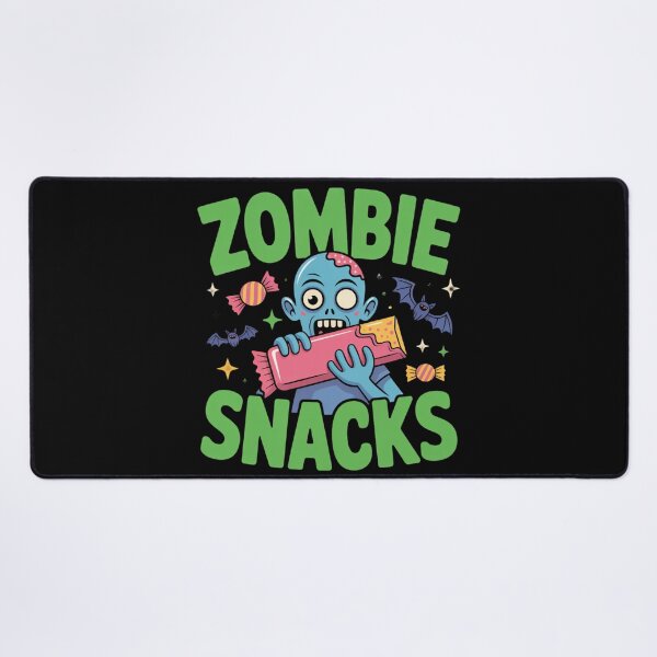 Item preview, Zombie Snacks: This fun and vibrant T-shirt design is a hilarious take on the classic zombie. For the Halloween Festive Season designed and sold by Grang Art Artistic Designs.