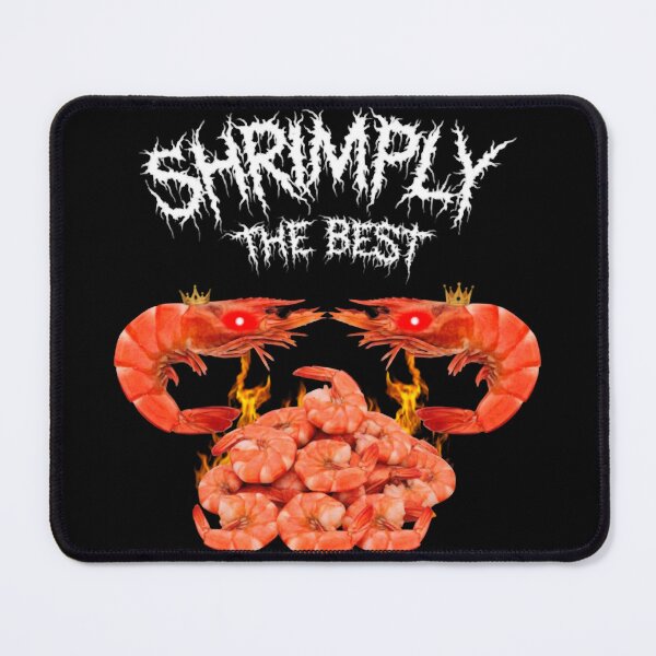 Item preview, Shrimply The Best Red Shrimp Meme designed and sold by WhoopsieWorld.