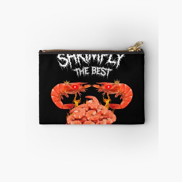 Item preview, Shrimply The Best Red Shrimp Meme designed and sold by WhoopsieWorld.