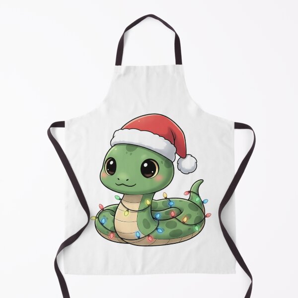 Item preview, Kawaii Christmas Snake with Lights designed and sold by Tigerr3g.