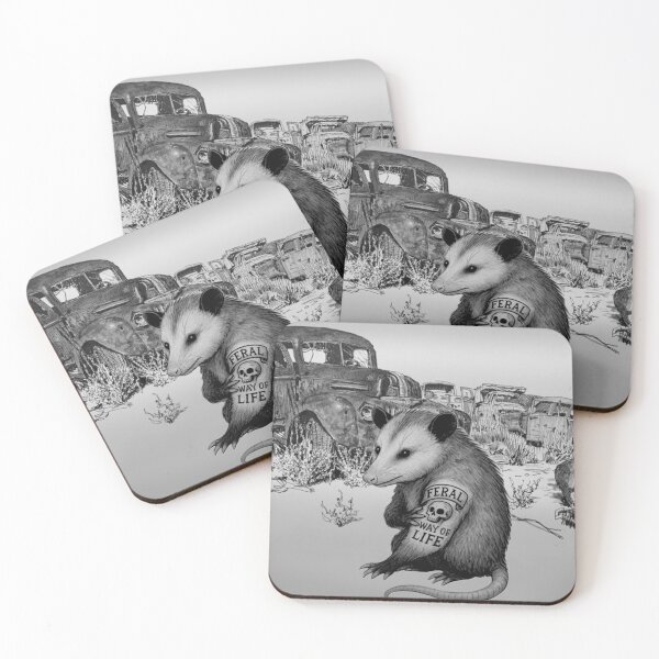 Item preview, Living that FERAL WAY OF LIFE designed and sold by ickiskull.