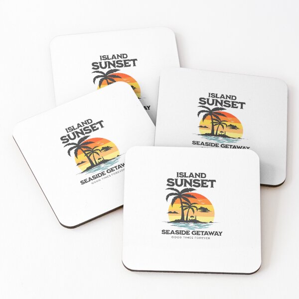 Item preview, Island Sunset Seaside Getaway T-Shirt – Tropical Beach Vibes designed and sold by Graphic Botique.