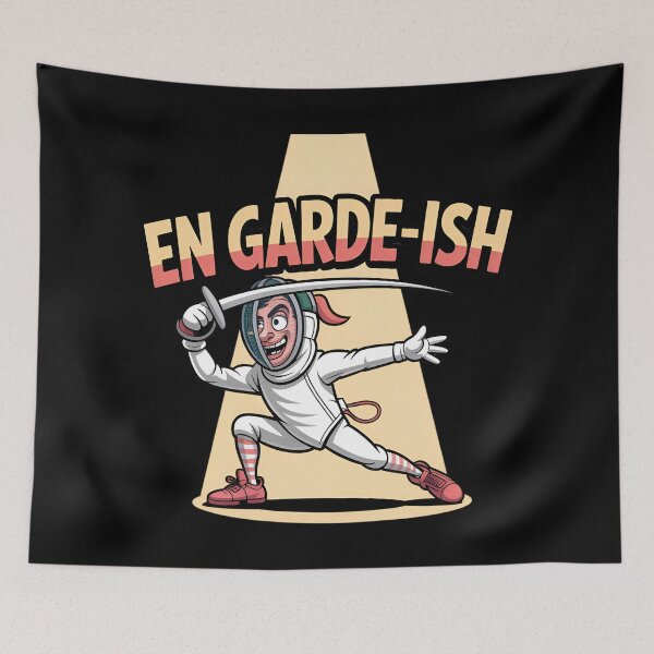 Item preview, Fencing Player En Garde-ish designed and sold by Blok45.