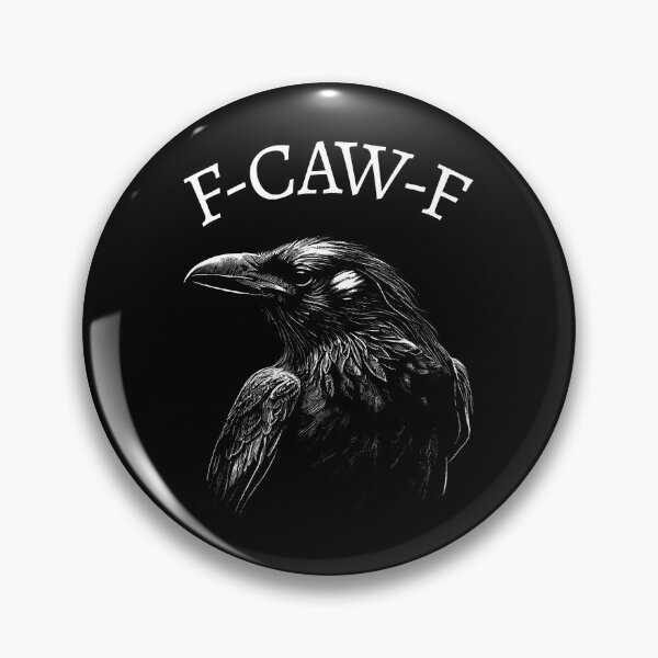 Item preview, F-Caw-F II - Funny Crow Moon Halloween Sarcastic Quote designed and sold by Lemon Pepper.