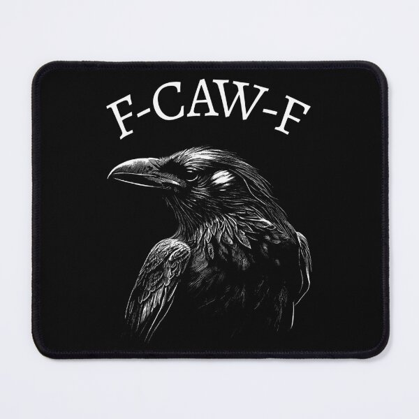 Item preview, F-Caw-F II - Funny Crow Moon Halloween Sarcastic Quote designed and sold by Lemon Pepper.