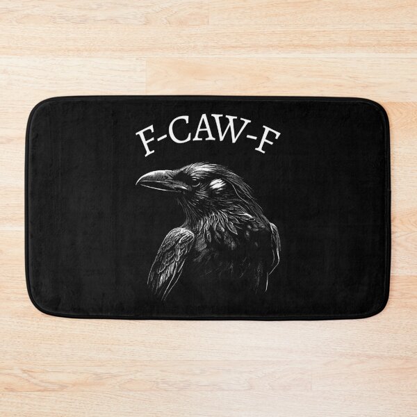 Item preview, F-Caw-F II - Funny Crow Moon Halloween Sarcastic Quote designed and sold by Lemon Pepper.