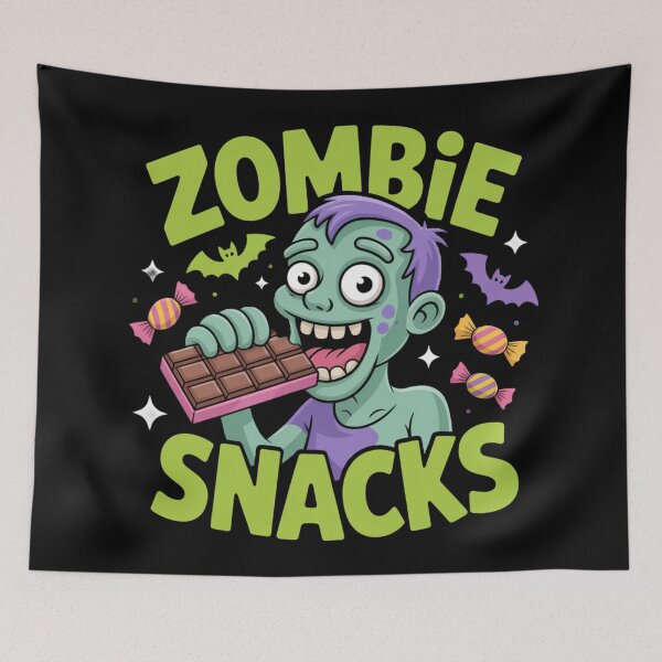 Item preview, The Sweetest Brains: This fun and vibrant T-shirt design is a hilarious take on the classic zombie. For the Halloween Festive Season designed and sold by Grang Art Artistic Designs.