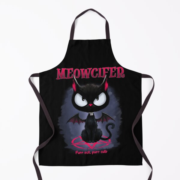 Item preview, Meowcifer – Cute as Hell Devil Cat designed and sold by Tiny-roar-studio.