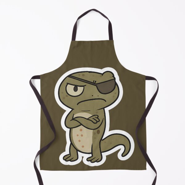 Item preview, Angry One-Eyed Newt Lizard with Eye Patch designed and sold by JustB Stylin'.