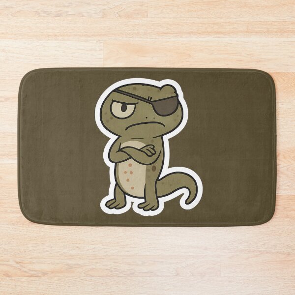 Item preview, Angry One-Eyed Newt Lizard with Eye Patch designed and sold by JustB Stylin'.