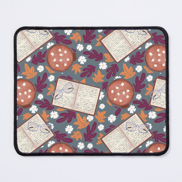 Item preview, Cozy Fall – Books, Hot Cocoa, Glasses, and Autumn Florals designed and sold by JVCreative.