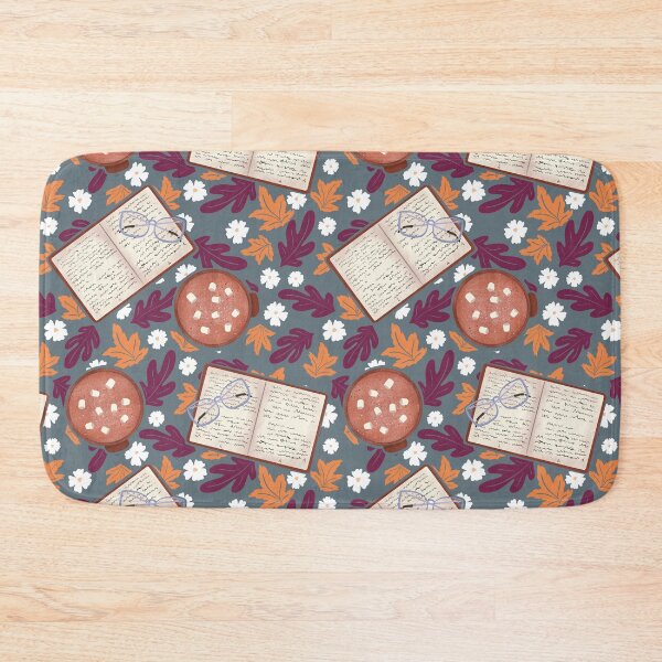 Item preview, Cozy Fall – Books, Hot Cocoa, Glasses, and Autumn Florals designed and sold by JVCreative.